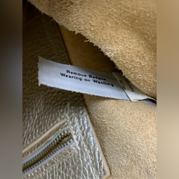 Borge Garveri for J.Crew Soft Metallic Pebbled Leather Tote Bag - Picture 13 of 16